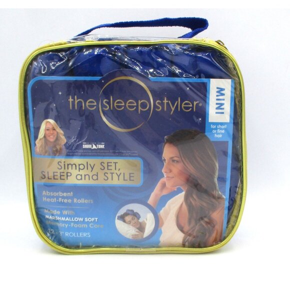 The Sleep Styler Mini Heat-Free Hair Rollers For Short Or Fine Hair   XX - Picture 1 of 4